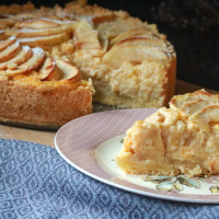 Vegan rijsttaart met appel